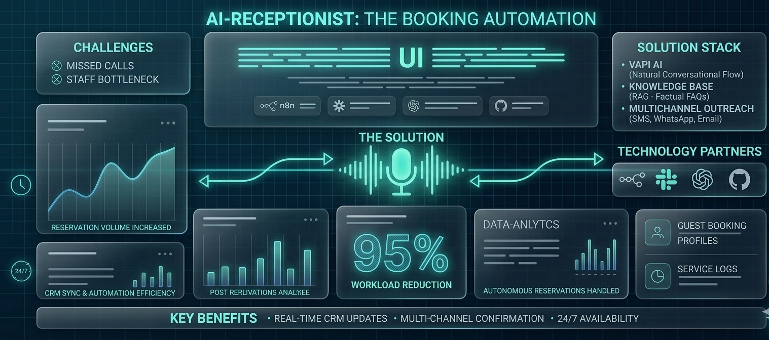 AI Voice Receptionist & Reservation Agent